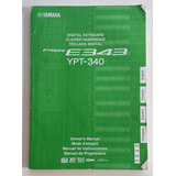 Manual De Instruções Teclado Digital Yamaha Psr - E343