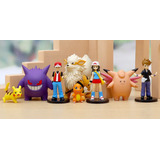 Figuras Pokemon Pikachu Ash Gengar Gary Charmander Arcanine