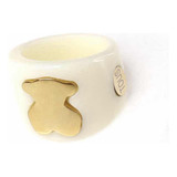 Anillo De Resina Tous Blanco