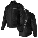 Jaqueta Texx Motociclista Ronin Masculina Preta Impermeável