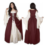 Vestido Victoriano Medieval Para Mujer Del Renacimiento