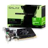 Placa De Vídeo Galax Gt 730 Nvidia Geforce 4gb Ddr3 128 Bits