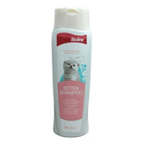 Shampoo Kitten Bioline Para Gatitos De Pelaje Blanco Mascota