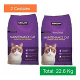 2 Alimento Gato Pollo Arroz Croquetas Kirkland  22.6 Kg 