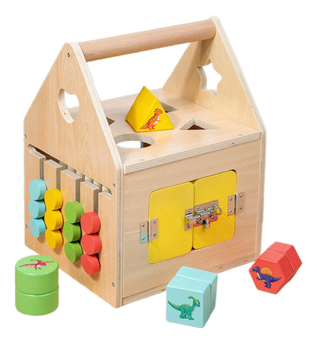Juguetes Montessori Lock Box, Habilidades Motoras Finas,
