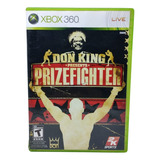 Jogo De Boxe Dom King Prizefighter Xbox 360 Original