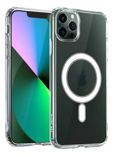 Estuche Transparente Para Carga Magnética Para iPhone