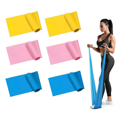 Ligas De Resistencia Para Ejercicio Innovatec, Bandas De Resistencia 6pcs, Banda Elástica Resistencia Para Yoga, Pilates, Bandas Elásticas Para Ejercicio, Entrenamiento En Hogar Gimnasio O Exteriores | Meses sin interés