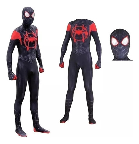 2023 Miles Morales Eaeovni Traje De Spiderman Cosplay Medias