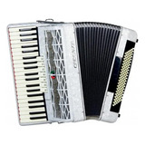 Acordeon Cadenza 120 Baixos E 41 Teclas Branco Cd120/41