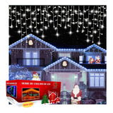 Luces De Navidad Y Decorativas Dosyu Dosyu Dy-ice1000l-csc 18m De Largo 110v - Blanco Frío Con Cable Transparente