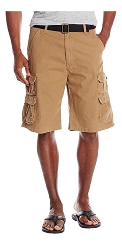 Pantalones Para Hombre, Pantalones Cortos Cargo De Sarga Pre