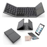 Teclado Inalámbrico Plegable Para Tablet Multidispositivo 