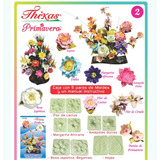 Moldes Para Flores De Foamy Primavera Con 5 Pares De Moldes