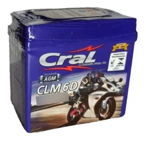 Bateria Selada Moto Cg Titan 150/mix/esd Todas Cral 6ah