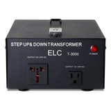 Elc T-1000 + 1000 W, Convertidor De Voltaje 3000 Watt