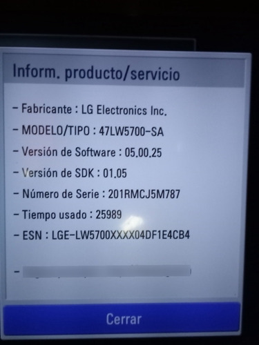 Vendo Televisor LG 50 Pulgadas