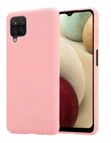 Capa Slim Fina Fosca Compatível Com Galaxy A12 + Pelicula 3d