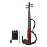 Silent Violin Yamaha Ysv104-rd Electrico Con Auriculares