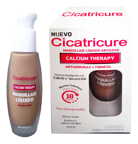 Maquillaje Líquido Anti Edad Calcium Ttherapy  30ml 