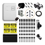 Kit Cerca Elétrica Industrial P/ 75m 4 Cantos Com Suporte