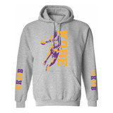 Sudadera Estilo Basketball Kobe Bryant 24 Estampado En Vinil