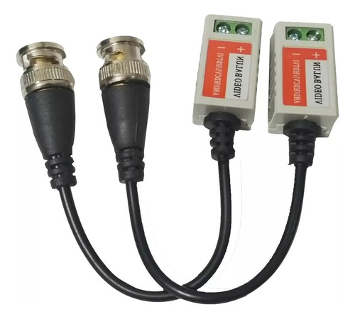 10 Par Video Balun Passivo Cftv Conversor Utp Hd Ahd/tvi/cvi