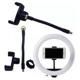 Suporte De Celular, Anel De Led Ring Light Flexível Ds11089b