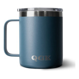 Caneca Térmica Mug 335ml Qgk Azul Bayoux - Com Tampa