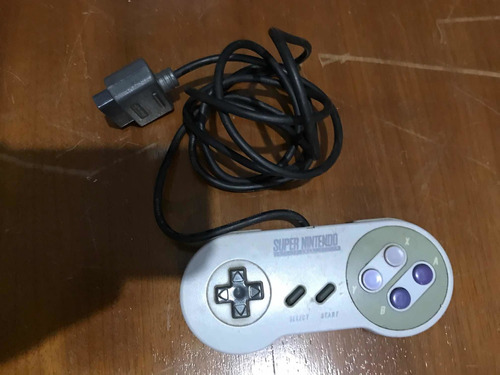 Controle Super Nintendo Paralelo Da Época Funcionando