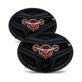 Par Alto Falante 6x9 Polegadas Bomber 140w Rms Quadriaxial