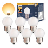 Bombillas Led G40 De Bajo Vatio, 1.5 W, Blanco Clido, Suave,