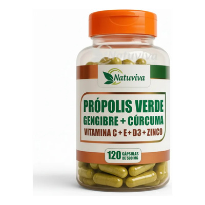 Prónobilis Verde +gengibre +cúrcuma + Vitaminas 120 Capítul | Parcelamento sem juros