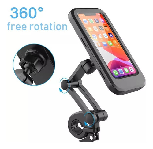 Soporte Holder Porta Celular 100% Impermeable Moto/bicicleta