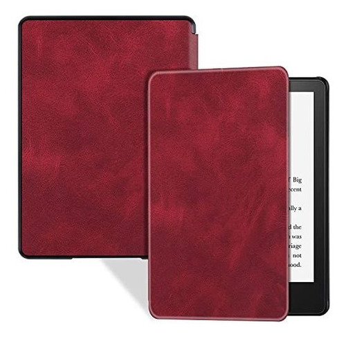 Funda Para Kindle Paperwhite 11va Gen2021 Rojo Vino