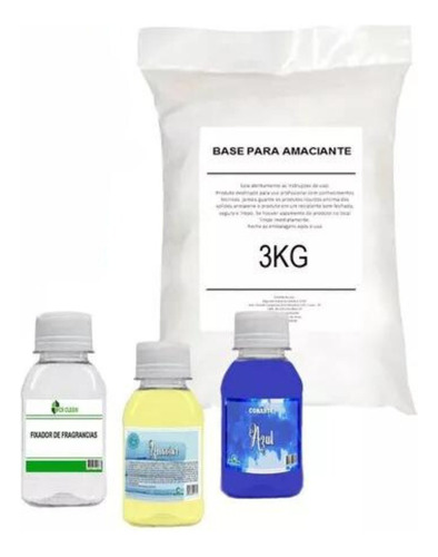 Base Para Amaciante  Kit Completo - Faz 120 Litros