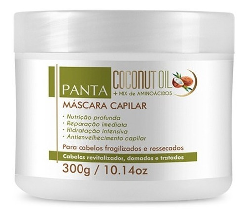 Mascara P/ Cabelos Danificados Coconut 300ml