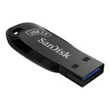 Pendrive Sandisk Ultra Shift 128gb 3.0 Liso Preto Envio Já