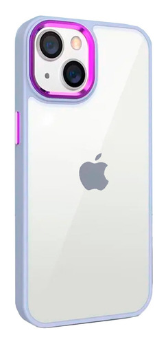 Funda Para iPhone 11 12 13 14 Plus Pro Max Cromada