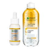 Kit Garnier Agua Micelar Bifasica + Serum Vitamica C Ilumina