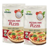 Kit 2x: Mistura Para Pizza Sem Glúten Vitalin 200g
