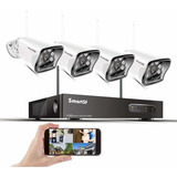 [8ch Expandable] 1080p Wireless Security Camera System Full 