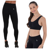 Kit Calça Legging Feminina Lupo + Top Lupo Atack Original