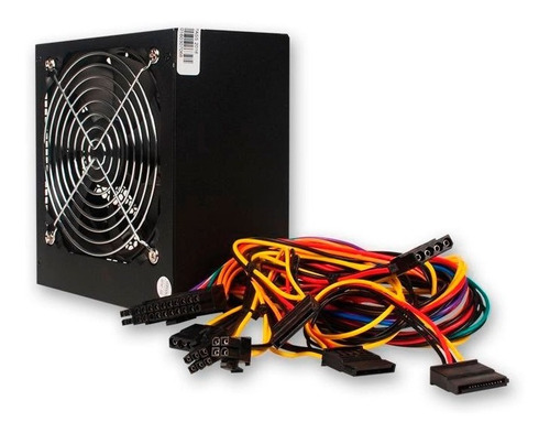 Fuente Pc Atx Noganet 600w Sata Molex Ide Cooler 120mm Royal