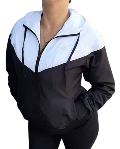 Campera Rompeviento C/ Capucha - Mujer