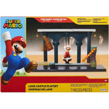 Set Super Mario Muñeco Escenario Mundo Castillo Lava