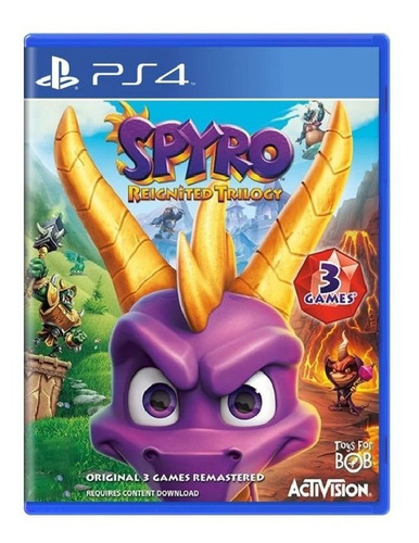 Jogo Spyro Reignited Trilogy - Ps4 - Usado