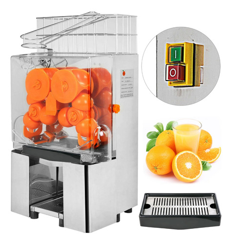 Vevor Exprimidora De Naranjas Automática 120w Máquina Jugo