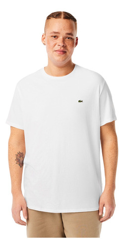 Playera Lacoste En Algodón Pima Hombre