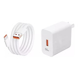 Cargador De 66w Para Huawei Tipo C Super Fast Cable 6a